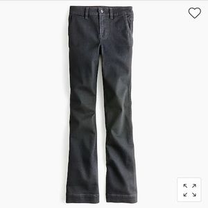 J Crew Wide Leg Trouser Jean/K5227/Black/ Size 31/EUC